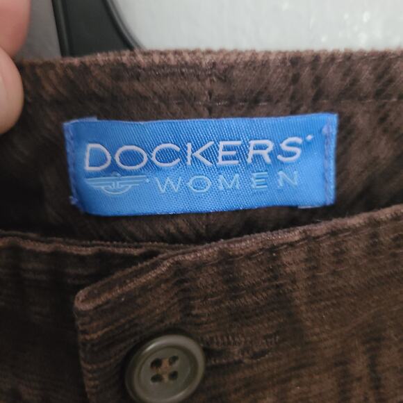 Dockers women brown pants  Corderoit size 16 - Picture 2 of 3